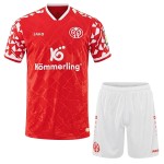 Günstige Fußballtrikots FSV Mainz 05 Kinder Heimtrikot 2025-26 Kurzarm